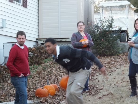2014 Annual Pumpkin Roll - Great form for a rookie